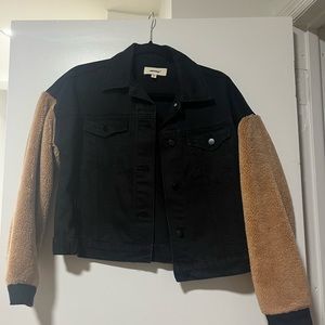 Jak & Rae black denim teddy jacket